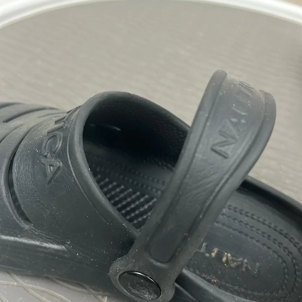 Nautica Kids Black Clogs Size 13 water shoe
